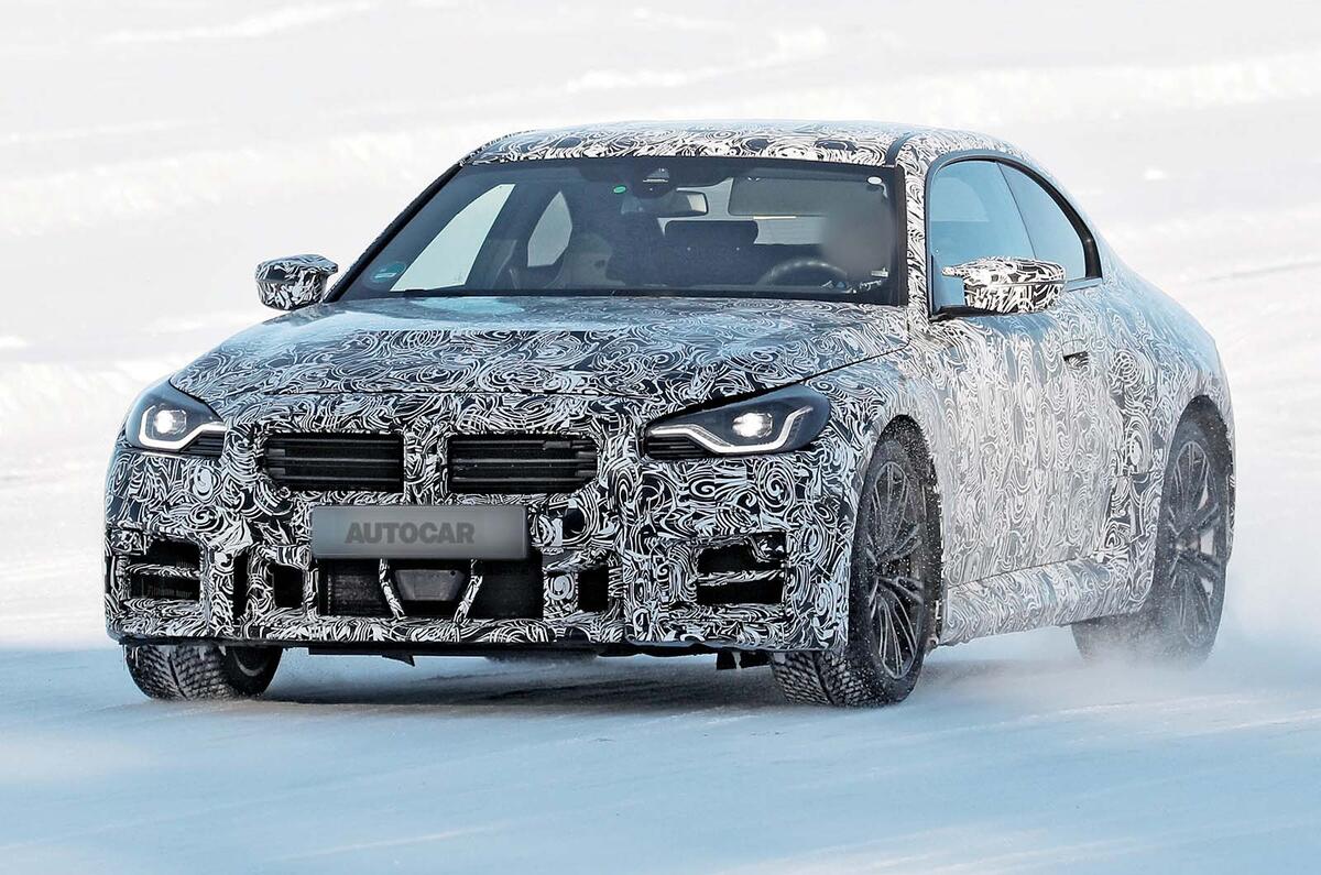 BMW M2 CS front three quarter spy