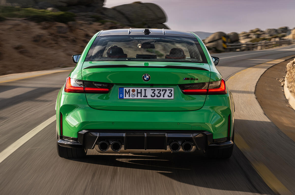 BMW M3 CS green rear closeup2 BMW M3 CS green rear closeup2