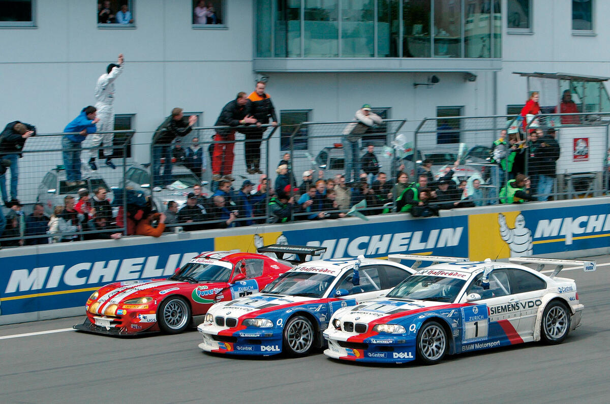 The BMW M3 has won the Nurburgring 24 Hours 10 times – including this one-two in 2005 The BMW M3 has won the Nurburgring 24 Hours 10 times – including this one-two in 2005