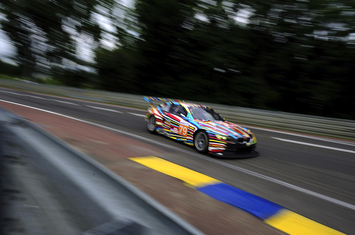 The Jeff Koons 'Art Car' followed iconic liveries from Andy Warhol and Roy Lichtenstein The Jeff Koons 'Art Car' followed iconic liveries from Andy Warhol and Roy Lichtenstein