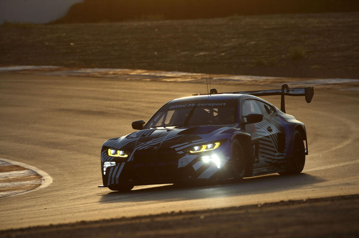 The BMW M4 GT3 has already completed over 12,000km of testing The BMW M4 GT3 has already completed over 12,000km of testing