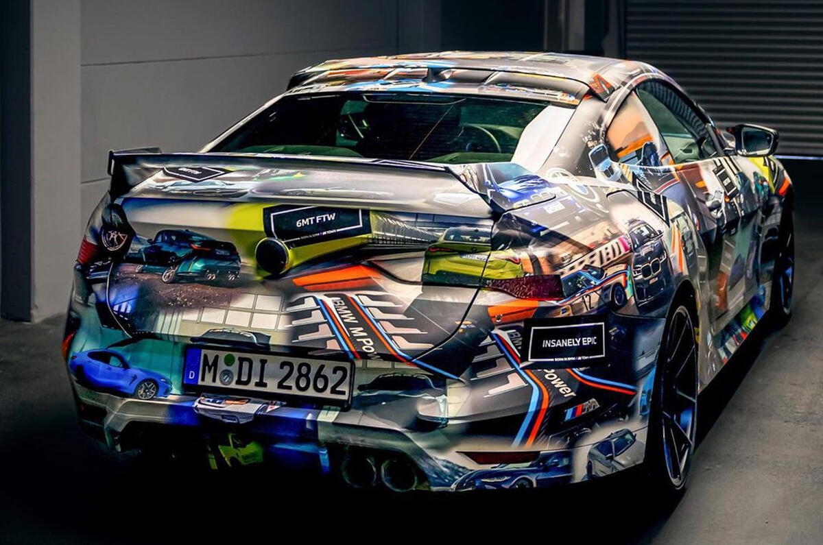 BMW M4 3.0 Hommage rear static BMW M4 3.0 Hommage rear static