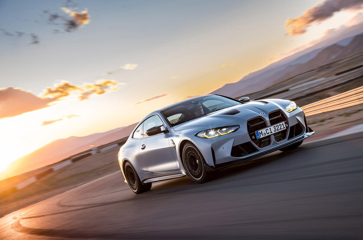 BMW M4 CSL sunset corner BMW M4 CSL sunset corner