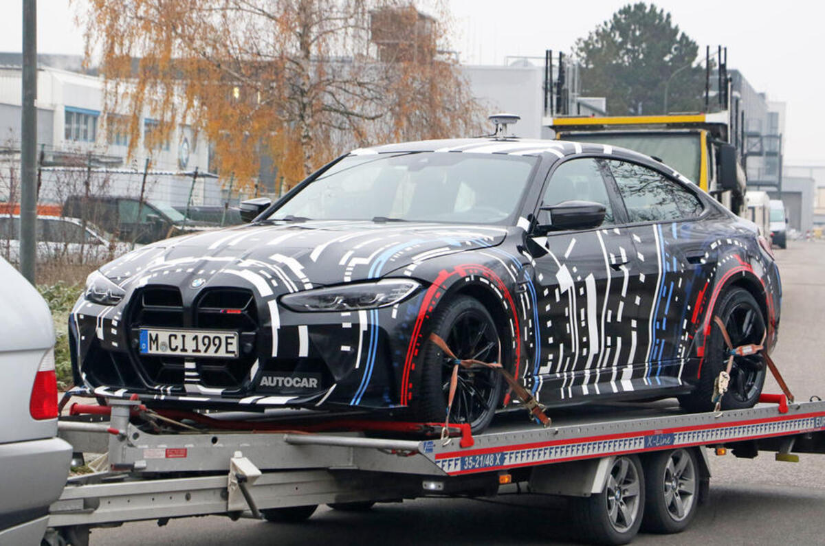 bmw m ev lead on a testbed