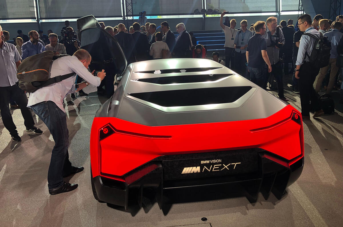 BMW Vision M next reveal rear