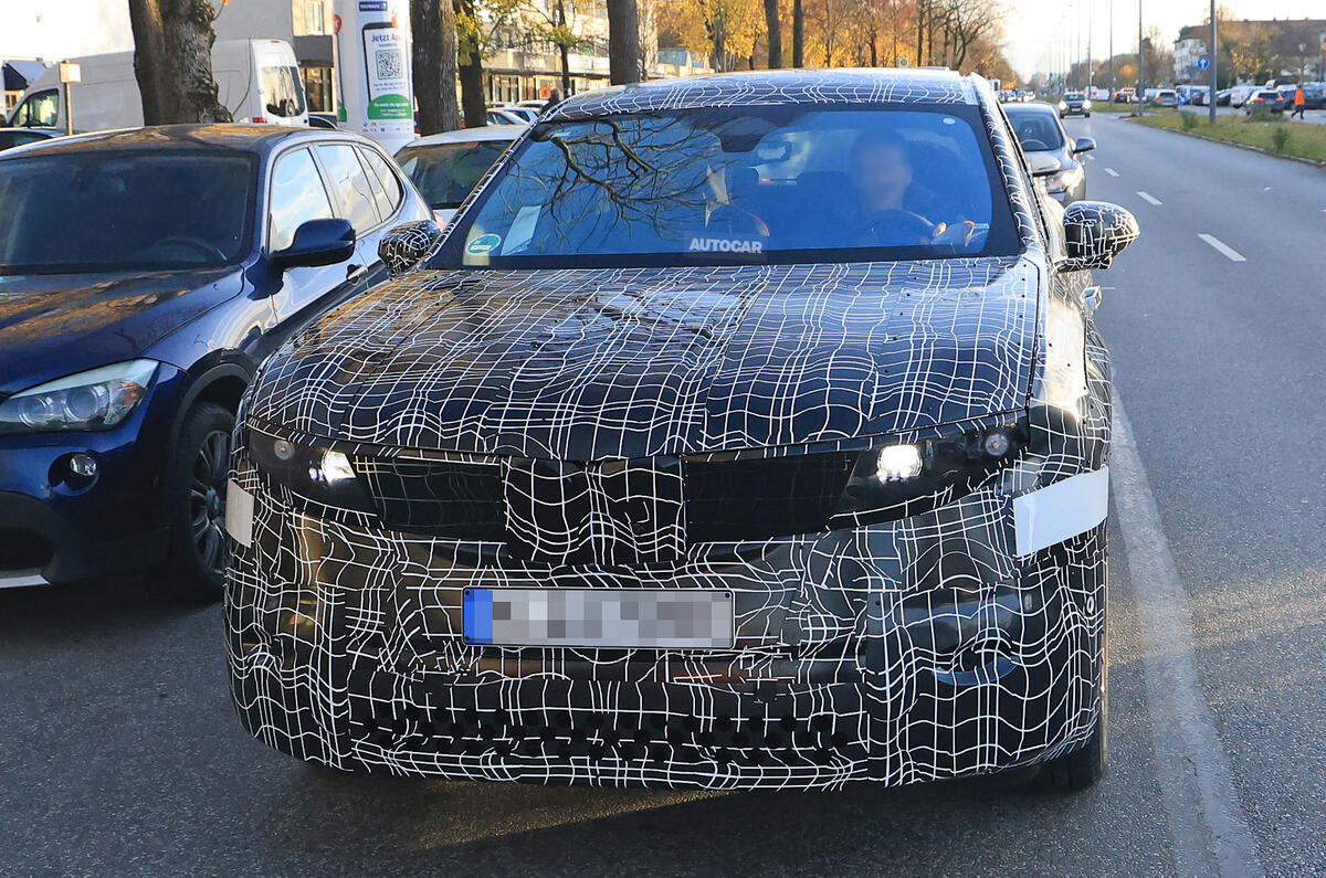 BMW Neue Klasse SUV front visor BMW Neue Klasse SUV front visor