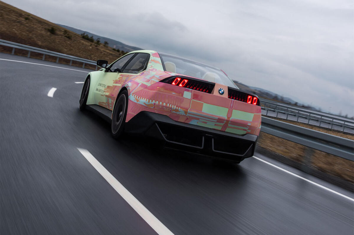 BMW Vision Driving Experience driving rear BMW Vision Driving Experience driving rear