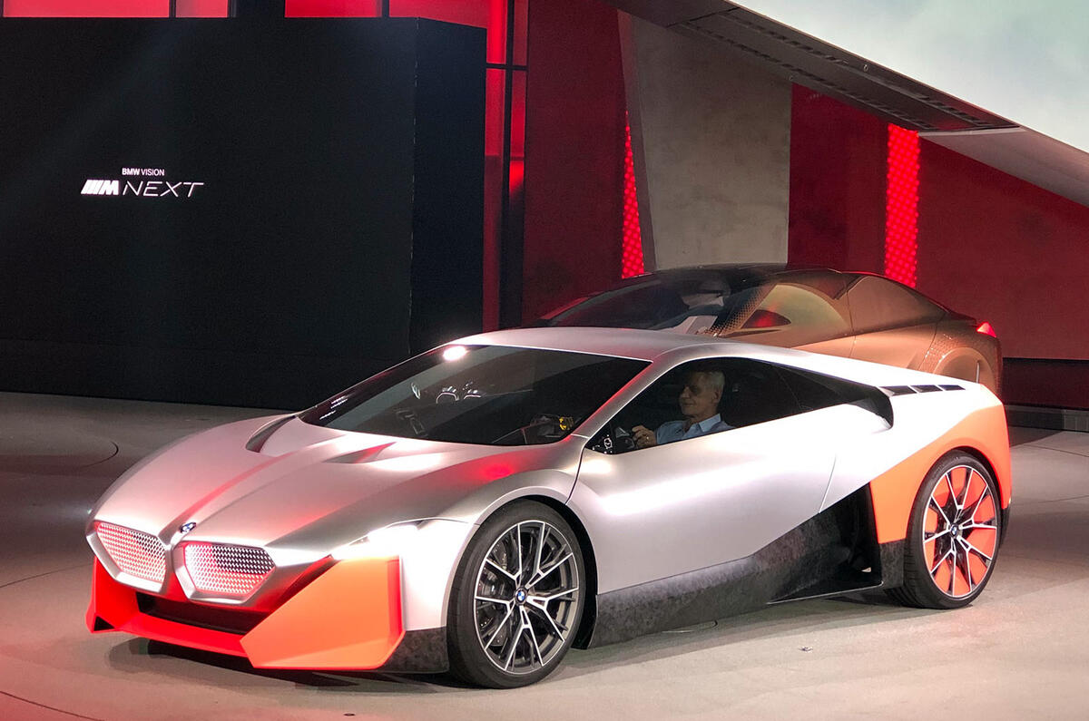 BMW Vision M next revealed front