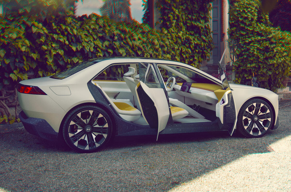 BMW Vision Neue Klasse concept doors open BMW Vision Neue Klasse concept doors open