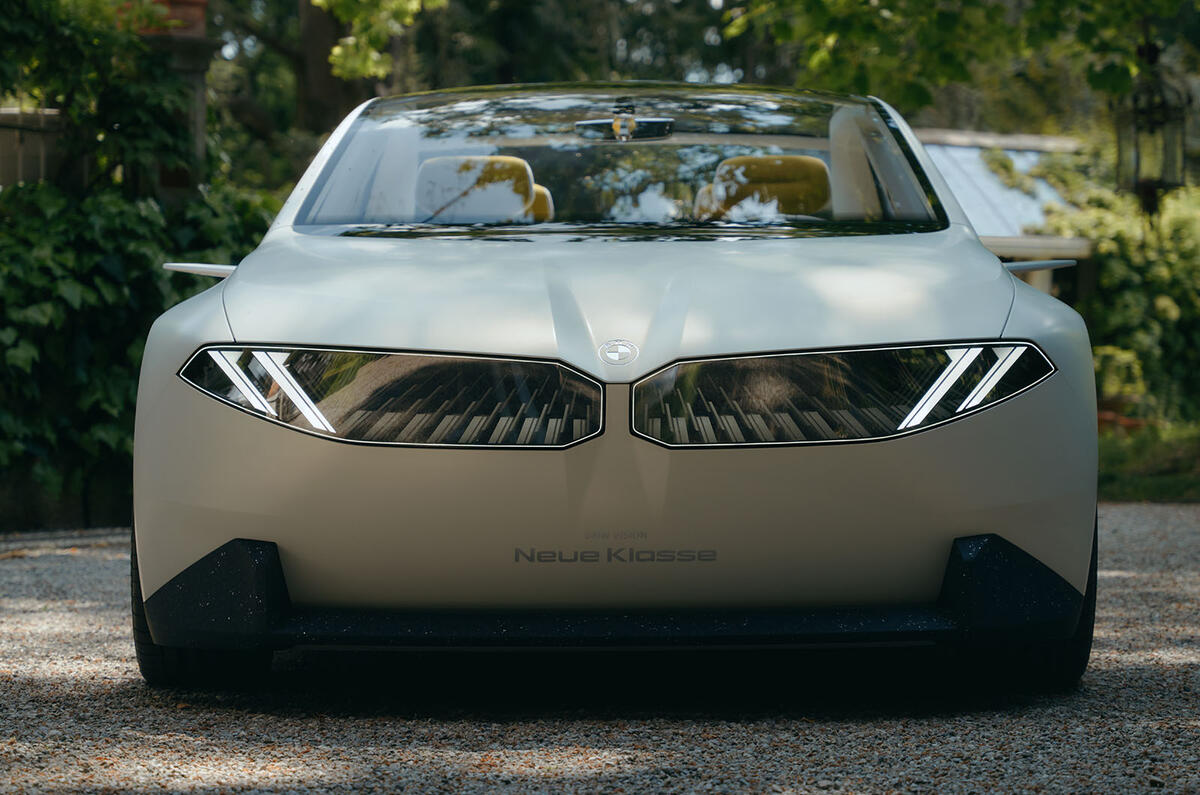 BMW Vision Neue Klasse concept front BMW Vision Neue Klasse concept front