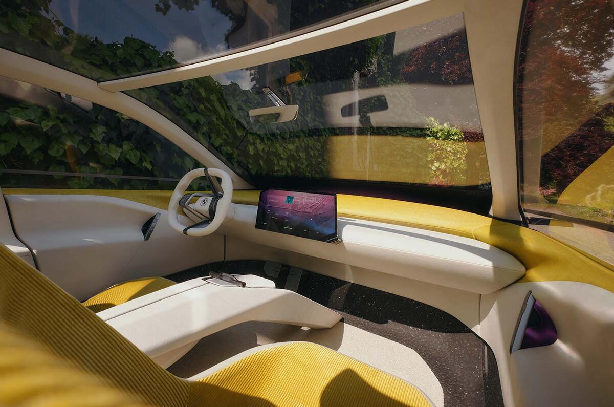 BMW Vision Neue Klasse concept interior dashboard BMW Vision Neue Klasse concept interior dashboard