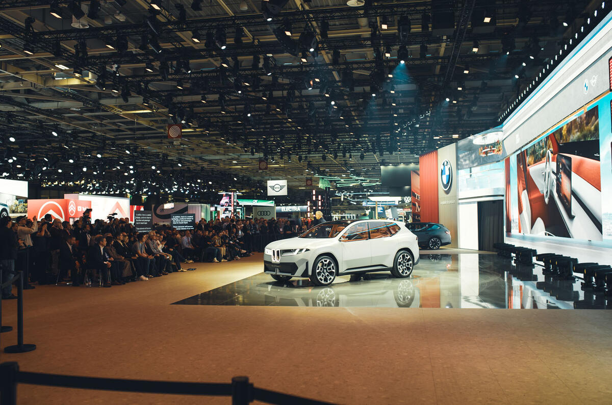 BMW Vision Neue Klasse X concept at Paris motor show 2024