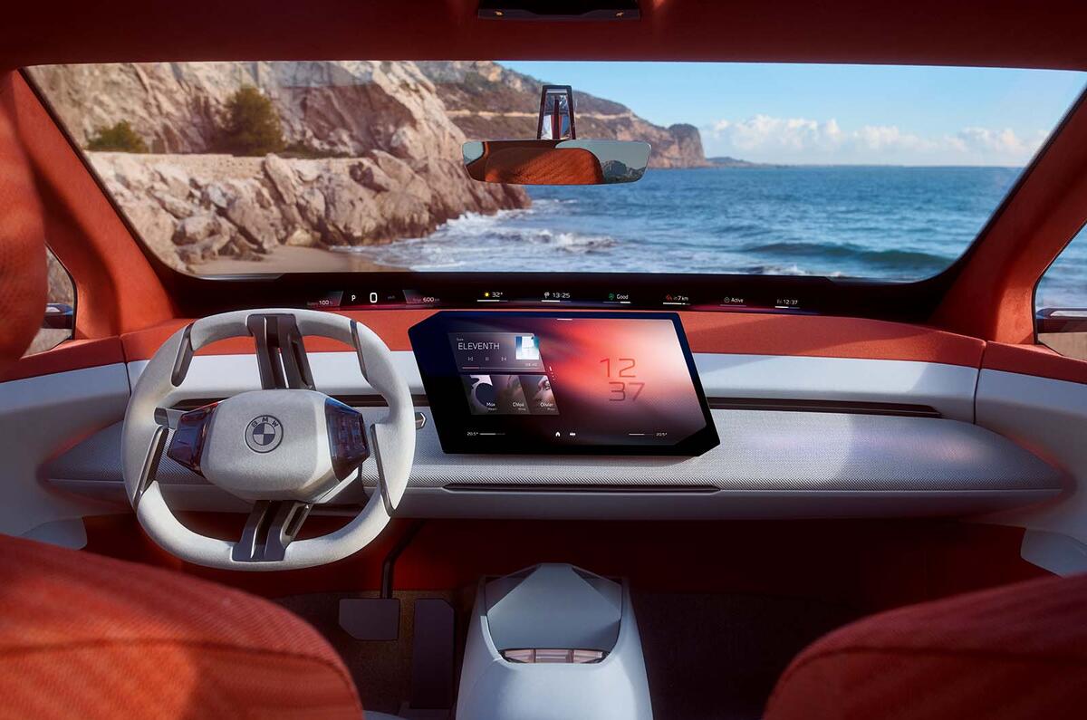 BMW Vision Neue Klasse X concept interior screen