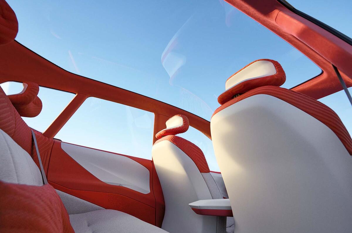 BMW Vision Neue Klasse X concept seatbacks