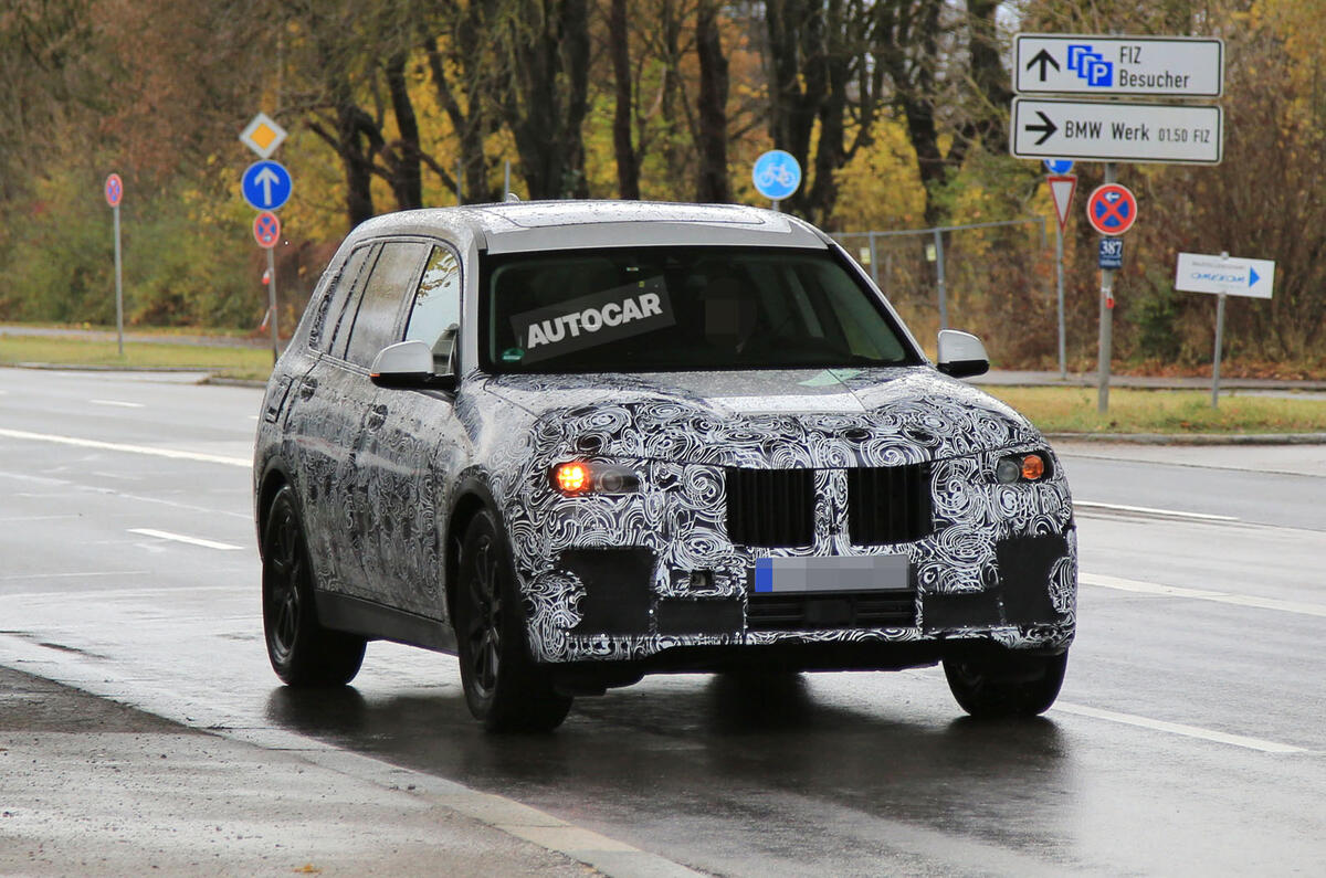 2018 BMW X7 spotted testing
