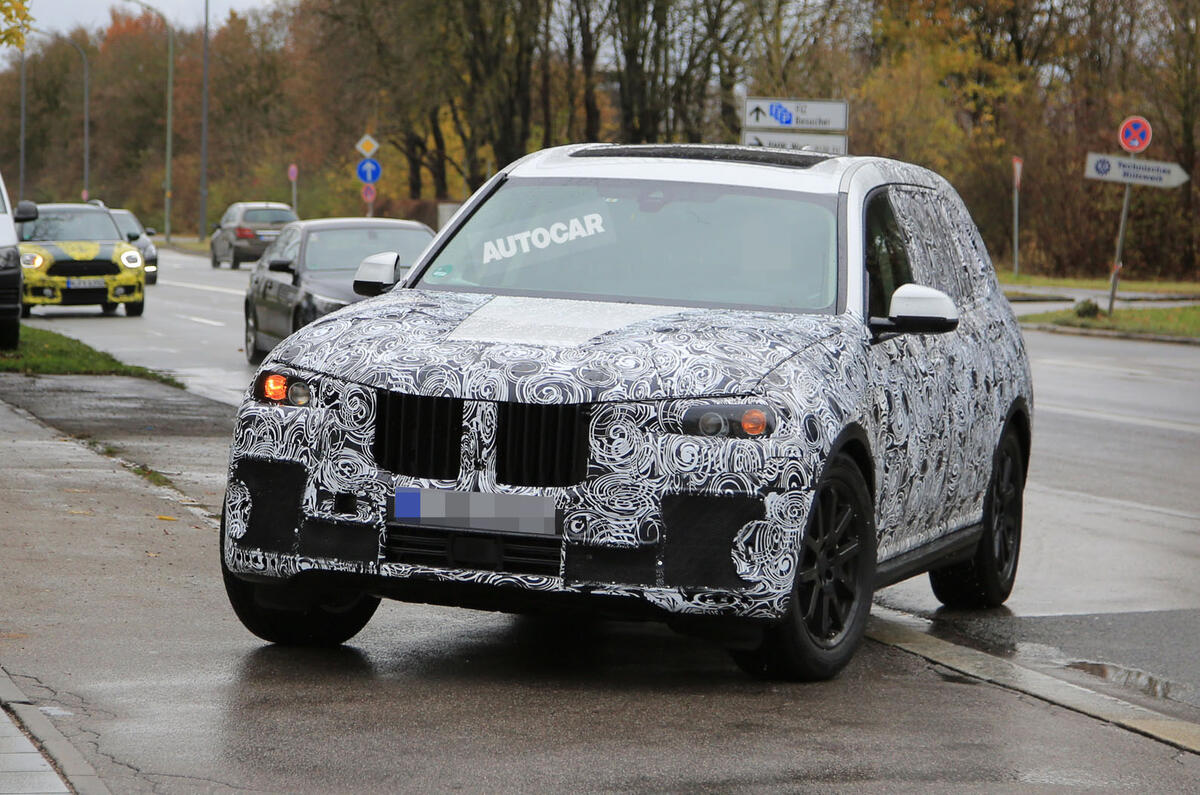 2018 BMW X7 spotted testing