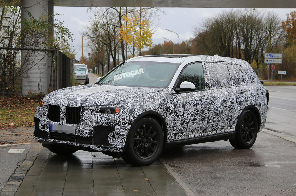 2018 BMW X7 spotted testing
