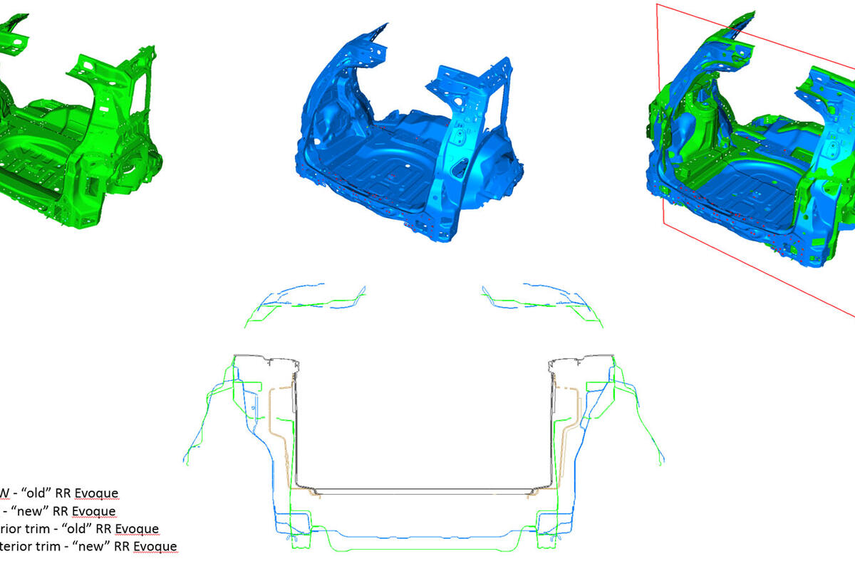 Range Rover Evoque front end CGI
