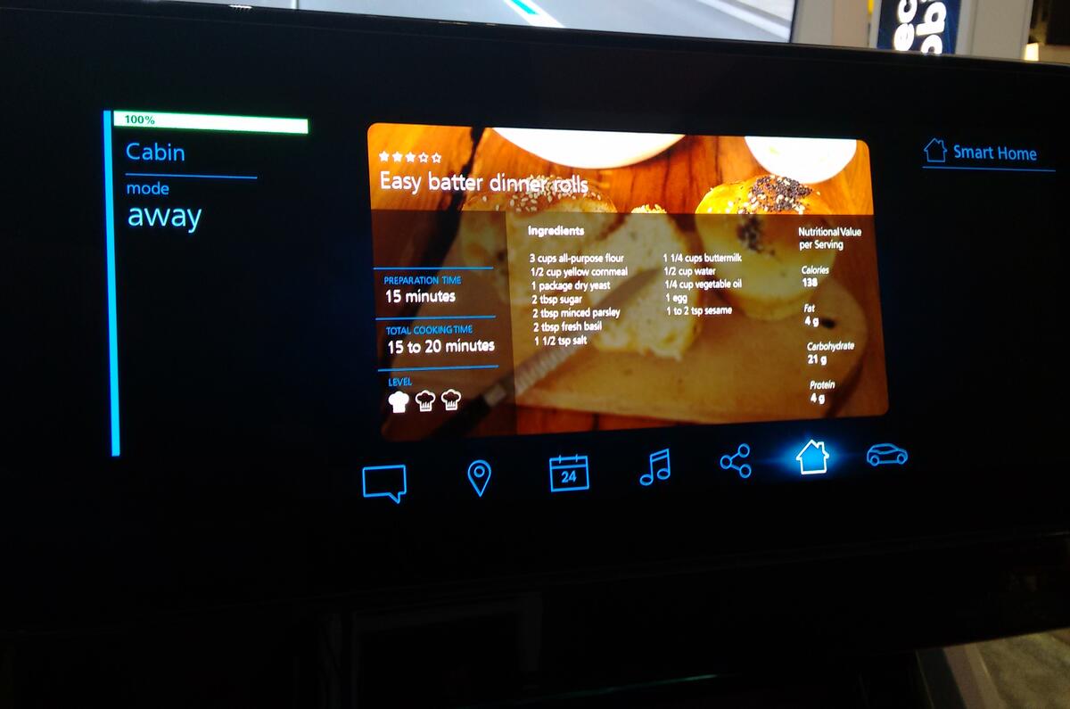 The car that tells you what’s in the fridge