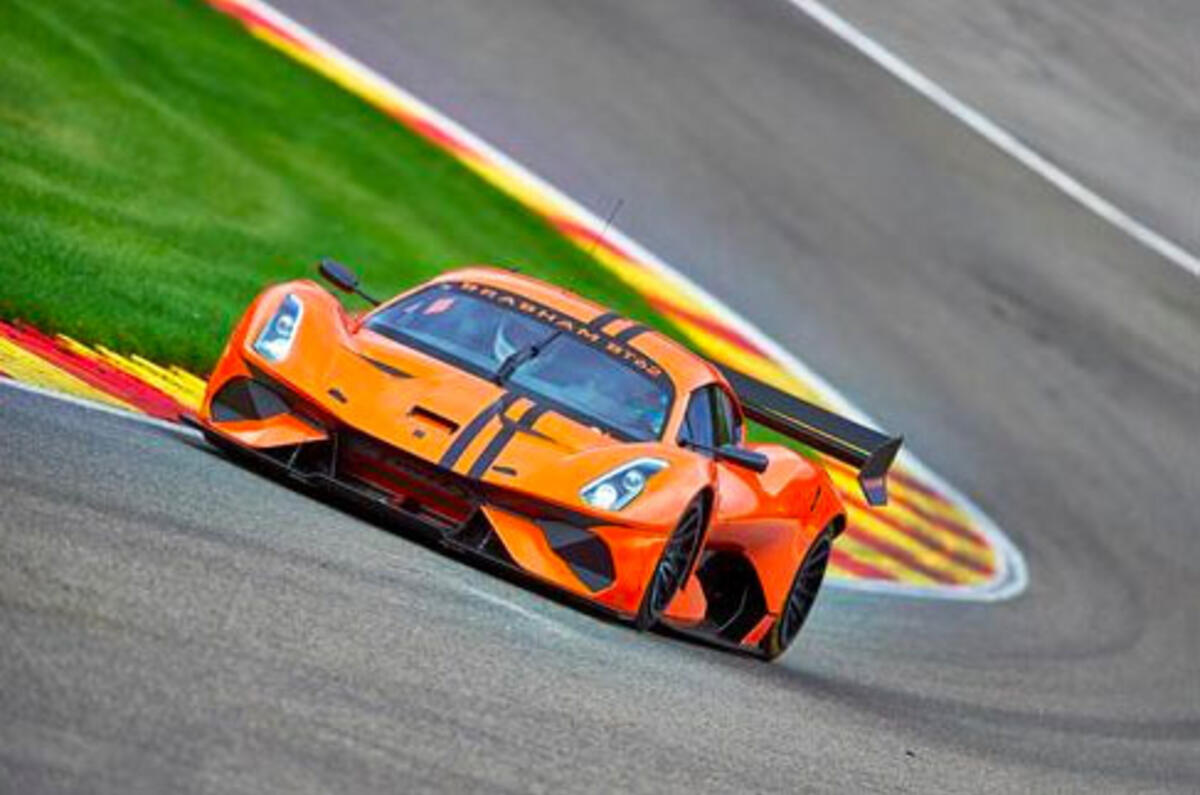 Brabham BT62 Competition specification cornering