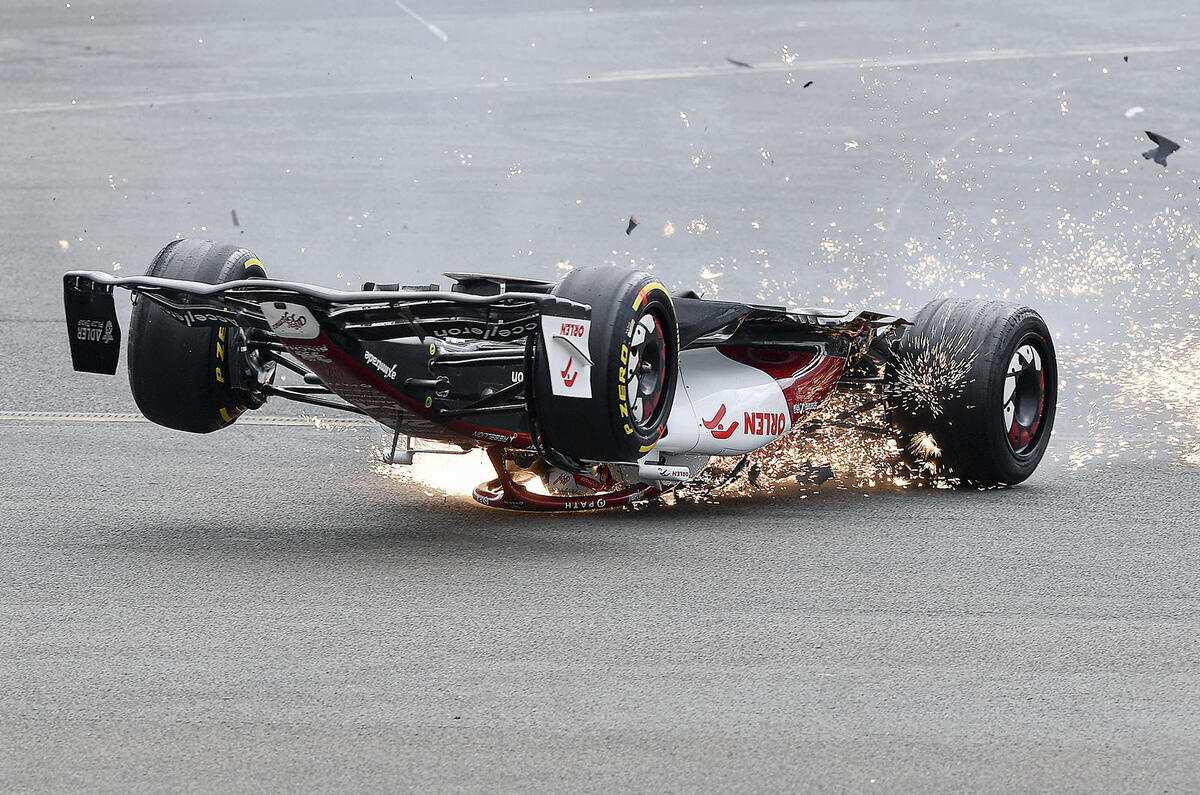 British Grand Prix Formula 1 crash 1 British Grand Prix Formula 1 crash 1