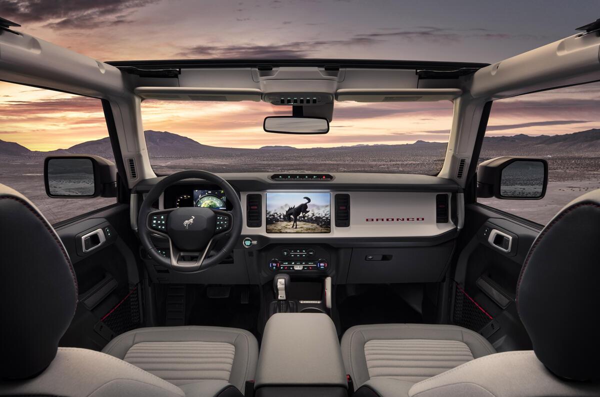 Ford Bronco interior
