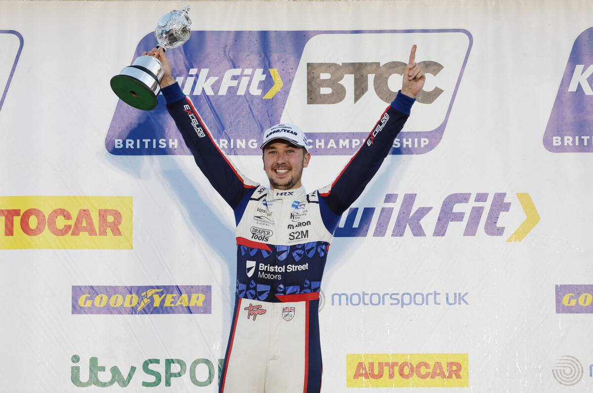 BTCC 2022 Brands Hatch finale Ingram podium BTCC 2022 Brands Hatch finale Ingram podium
