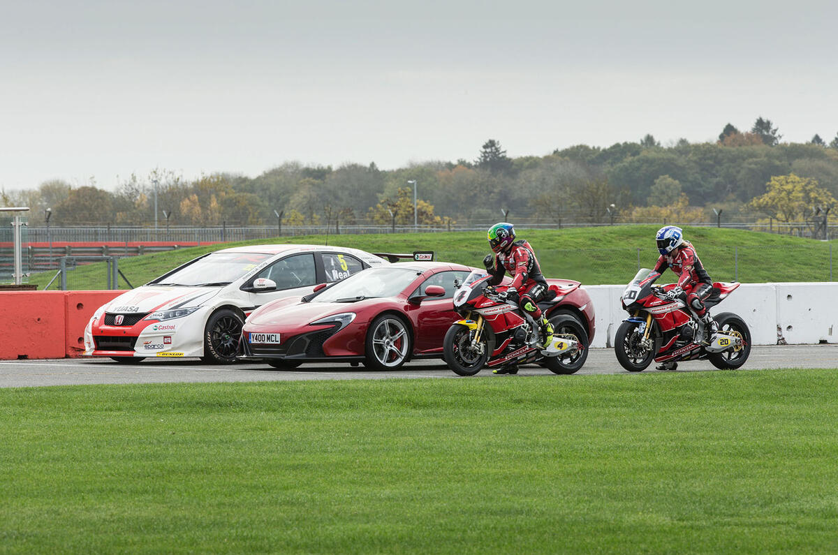 McLaren 650S, superbike, 2015 BTCC Honda Civic Type R