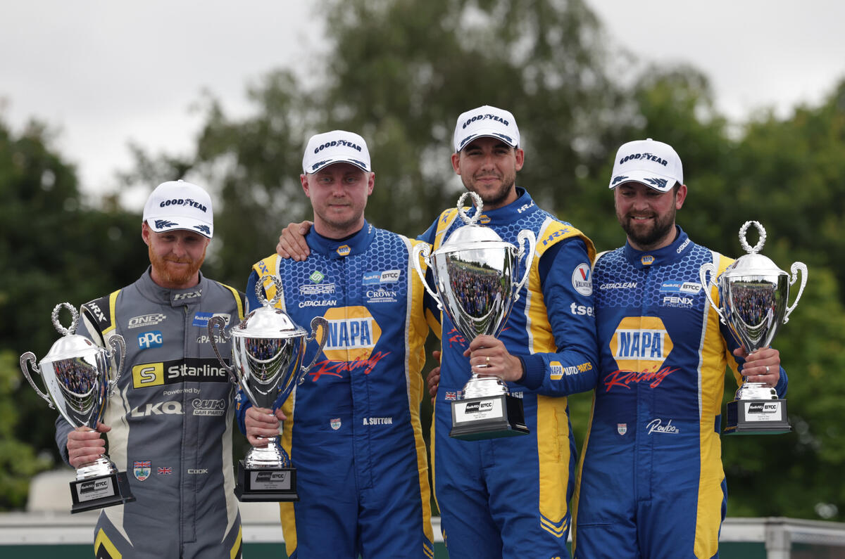 BTCC podium