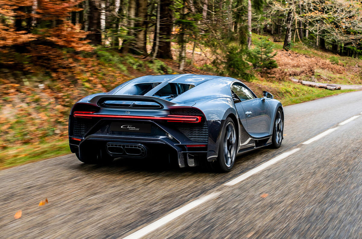 Bugatti Chiron Profilee rear three quarter 2