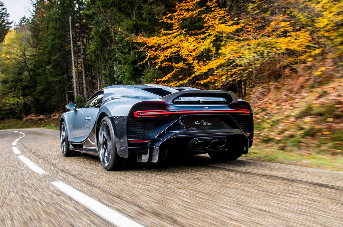 Bugatti Chiron Profilee rear three quarter