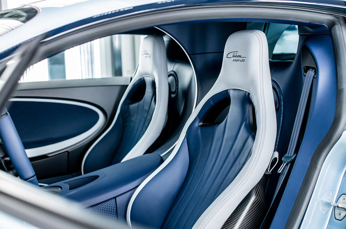 Bugatti Chiron Profilee seats
