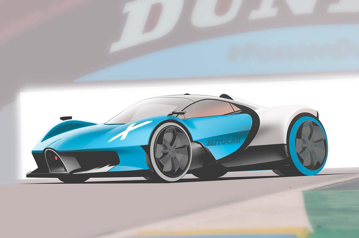 Bugatti hypercar render Bugatti hypercar render