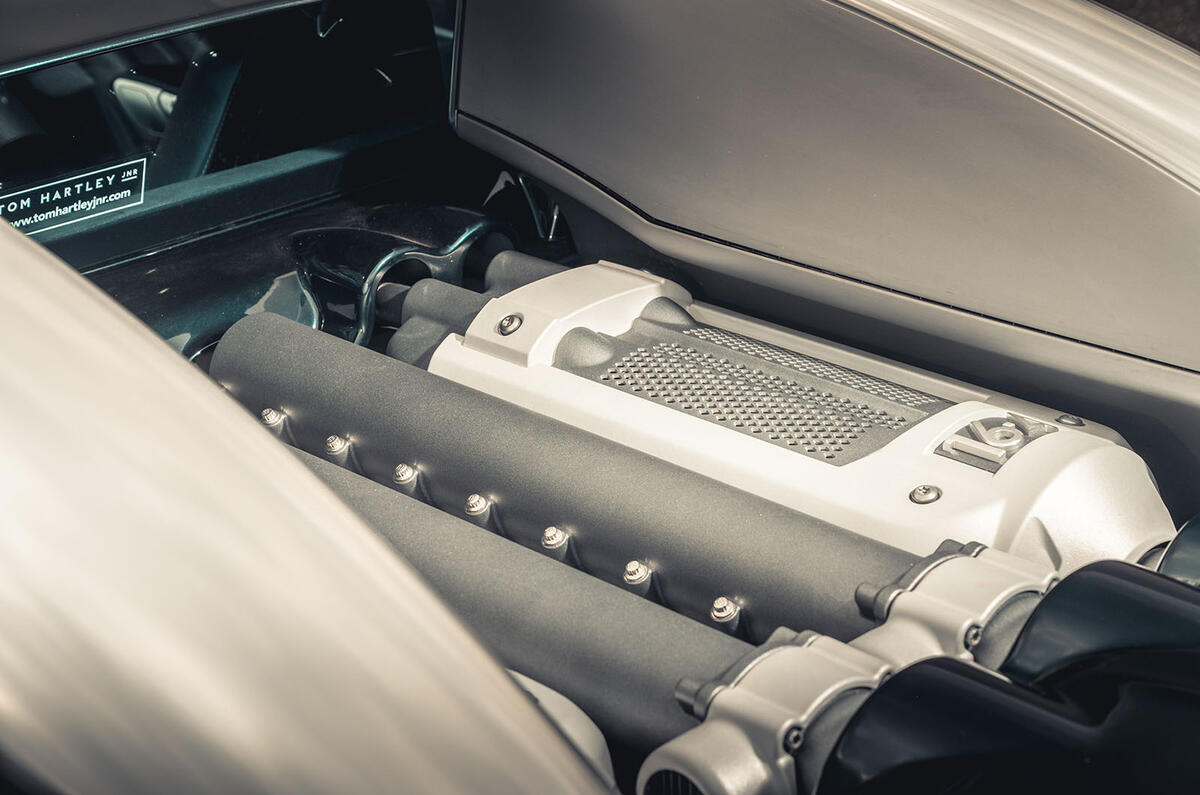 Bugatti Veyron engine bay Bugatti Veyron engine bay