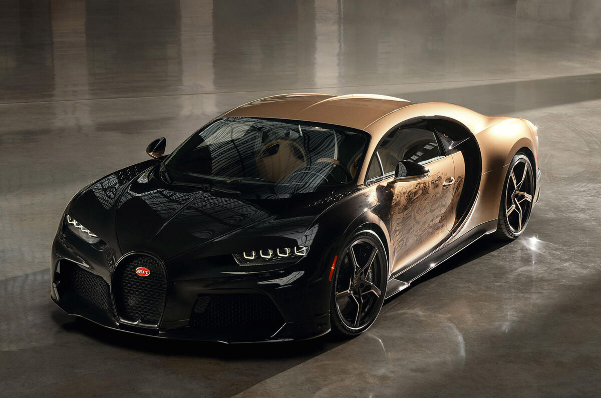 Bugatti Chiron Super Sport Golden Era front three quarter