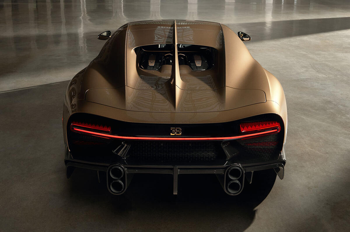 Bugatti Chiron Super Sport Golden Era rear