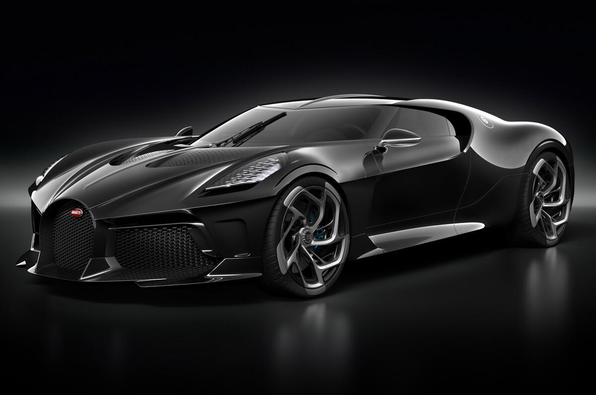 Bugatti La Voiture Noire official press photos - hero front