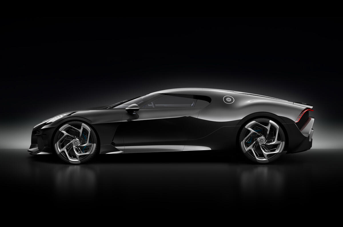 Bugatti La Voiture Noire official press photos - side