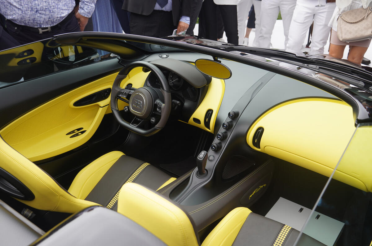 Bugatti Mistral interior Bugatti Mistral interior