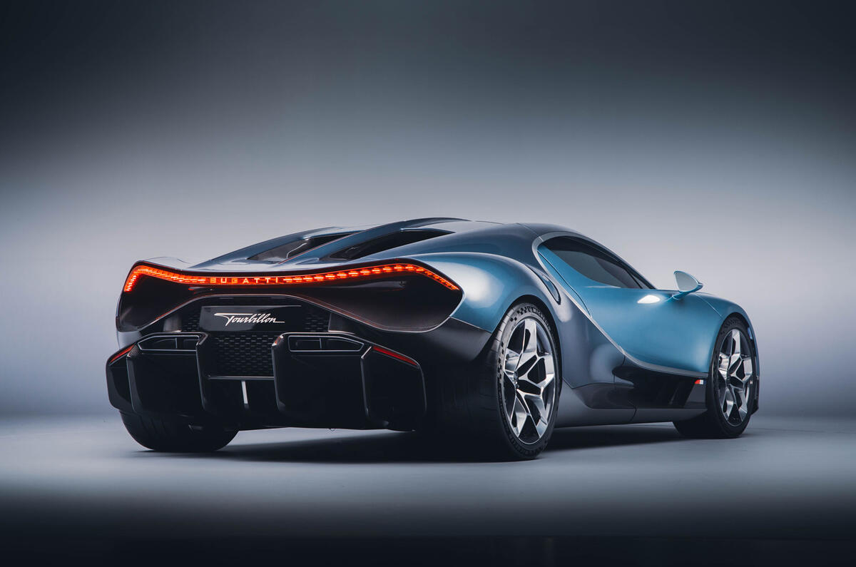 Bugatti Tourbillon rear Bugatti Tourbillon rear