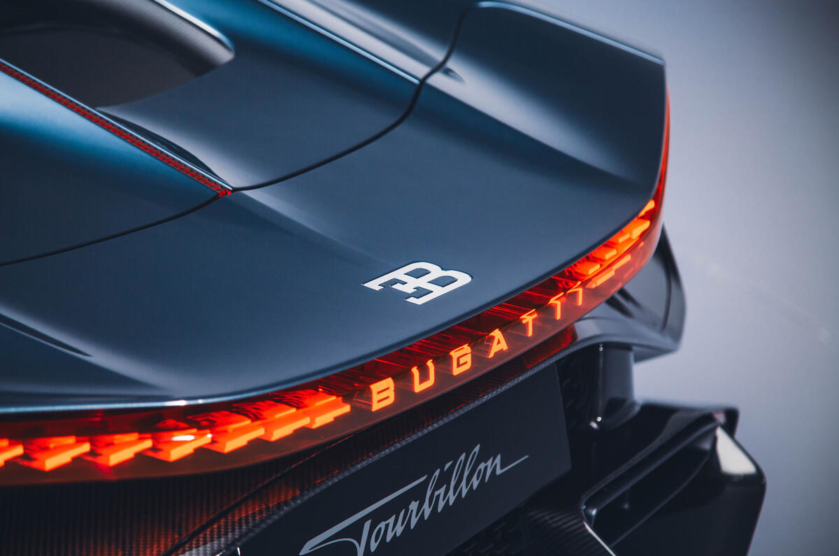 Bugatti Tourbillon rear light bar Bugatti Tourbillon rear light bar