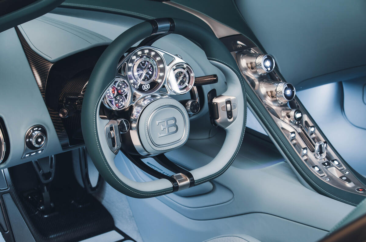 Bugatti Tourbillon steering wheel 2 Bugatti Tourbillon steering wheel 2