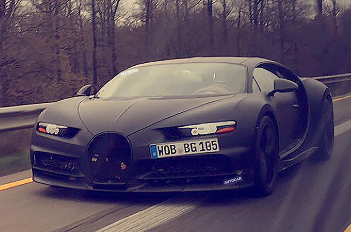 Bugatti Chiron prototype