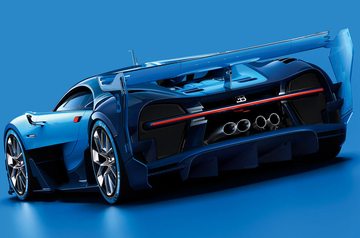 Bugatti Vision Gran Turismo show car Bugatti Vision Gran Turismo show car