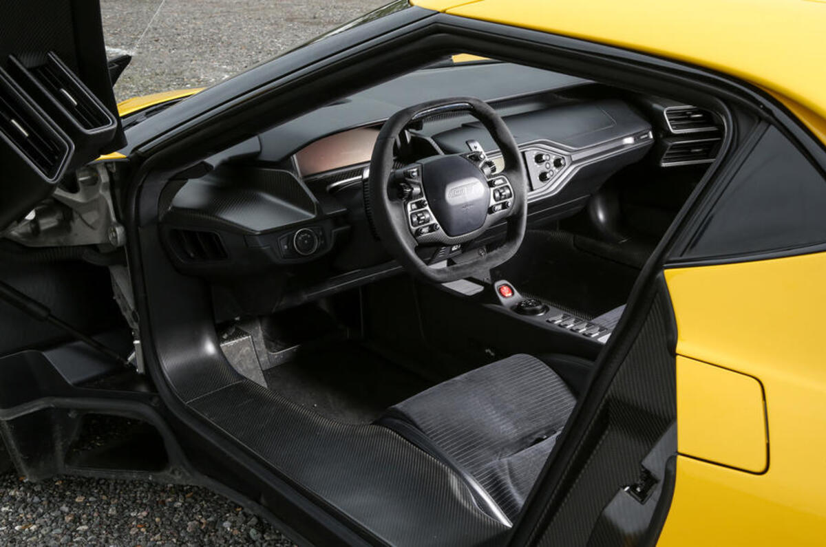 The Ford GT’s interior