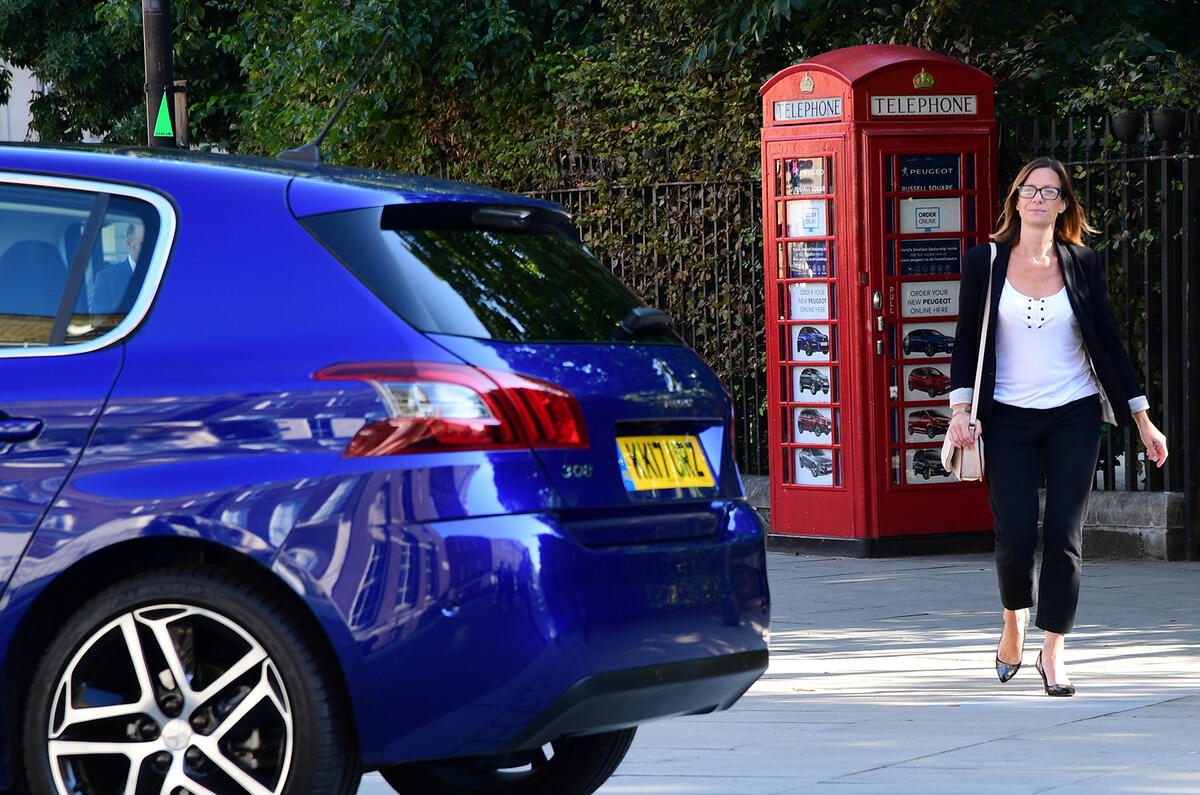 Peugeot phone box dealership