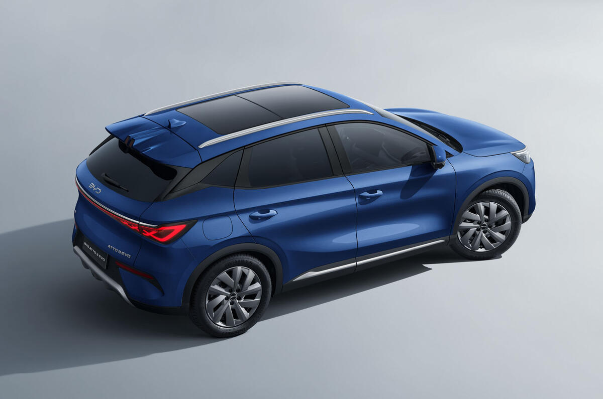BYD Atto 3 Evo rear quarter high