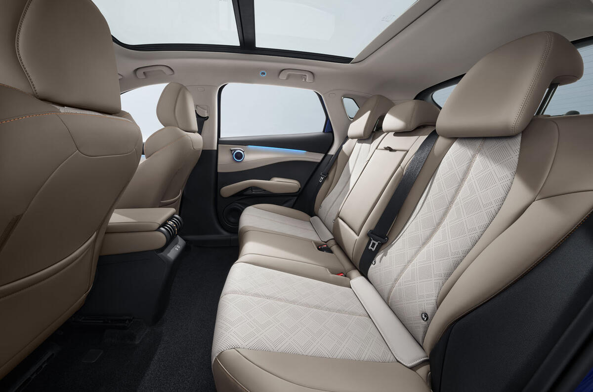 BYD Atto 3 Evo rear seats