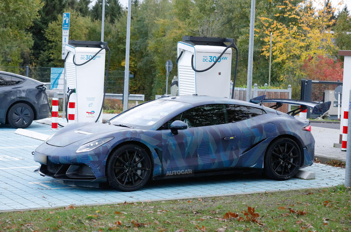 BYD Denza Z prototype front quarter charging