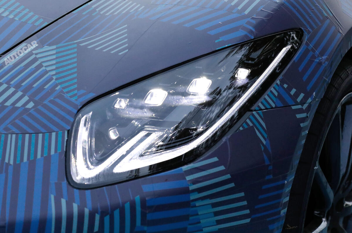 BYD Denza Z prototype headlight detail